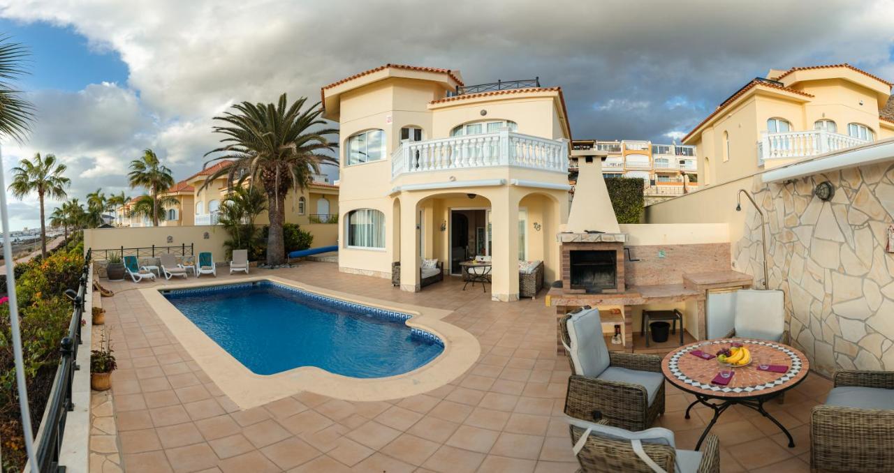 Villa Faya On The First Ocean Line With New Heated Pool Los Cristianos  Buitenkant foto